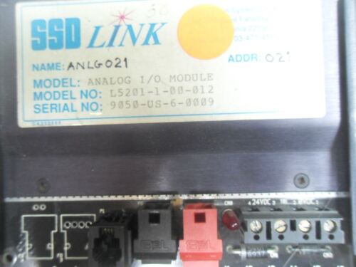 1 SSD LINK L5201-1-00-012 ANALOG MODULE