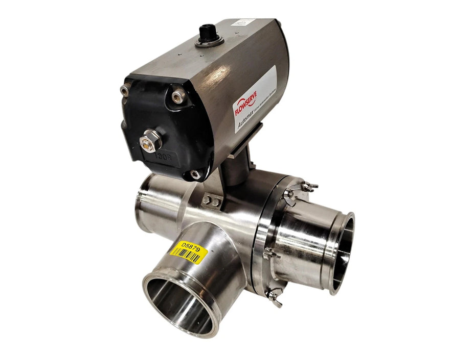 Flowserve B100D 150 PSI Automax Pneumatic Actuator w/ Lee Fluid Transfer 3FT