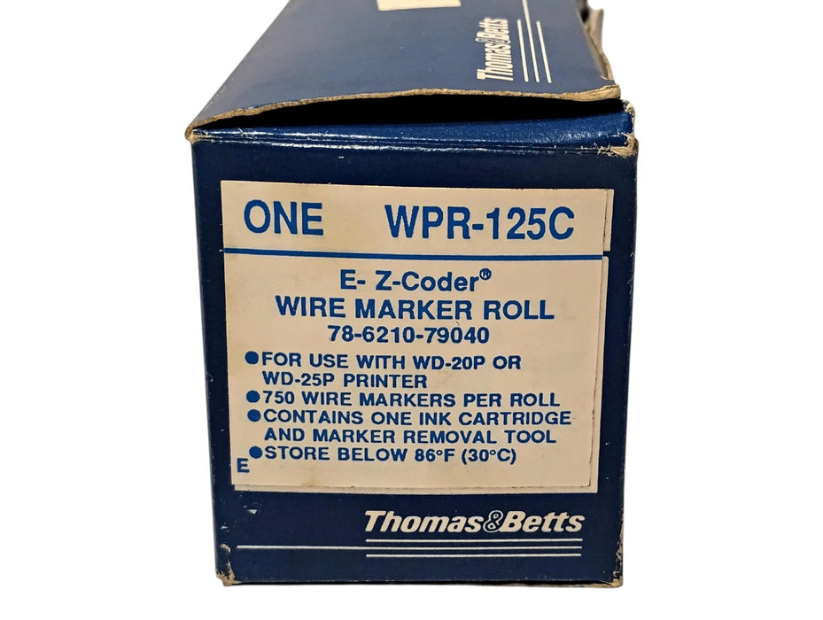 Thomas Betts WPR-125C Wire Marker Roll