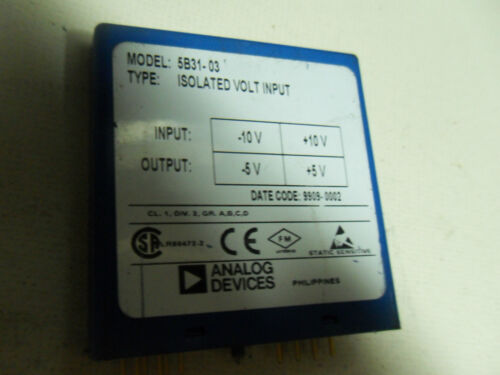 Analog Devices 5B31-03 Isolated V Input