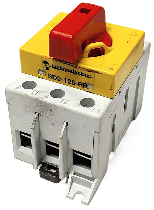 Technoelectric SDR-125-RR 600 V AC 125 A Rotary Knob Load Switch