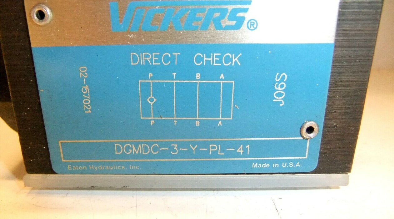 Vickers Check Valve DGMDC-3-Y-PL-41