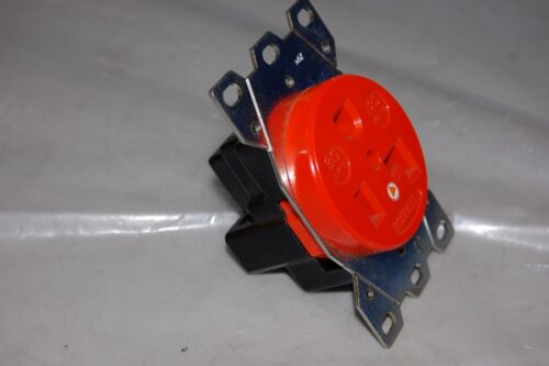 Hubbell IG9308 RECEPTACLE ORANGE STRAIGHT BLADE
