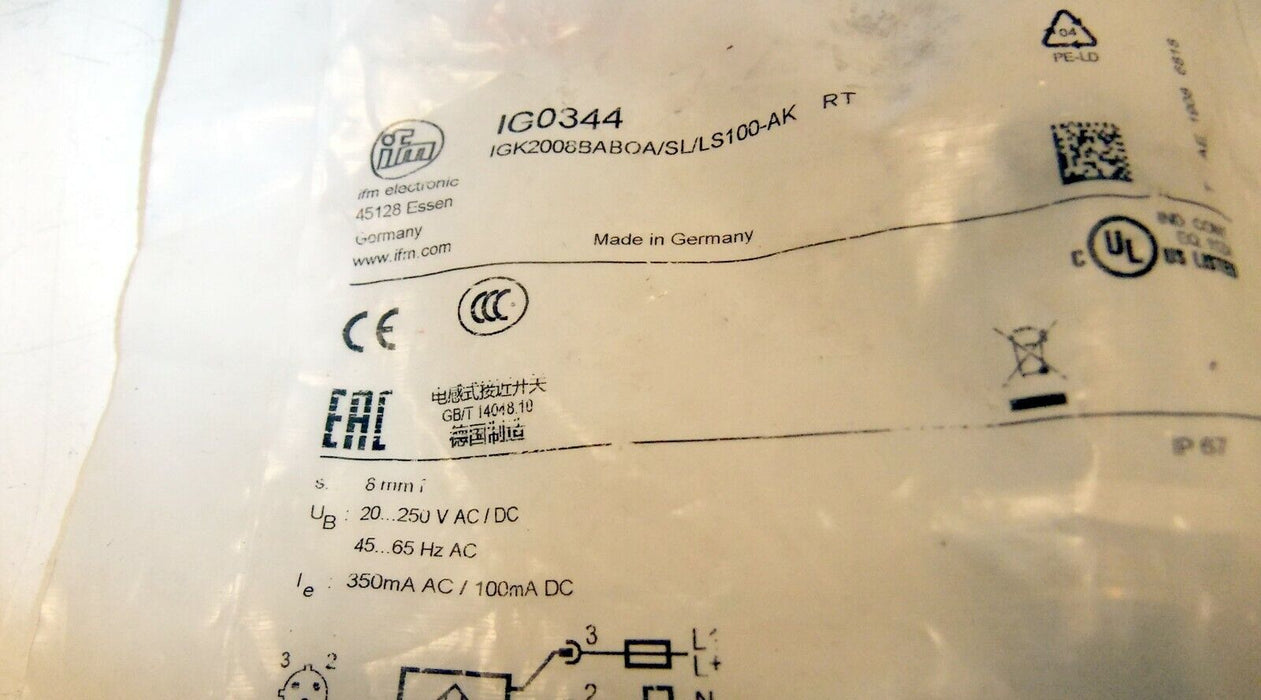 IFM EfectorSensor IE5351 IEBC003BASKG/0,3M/US