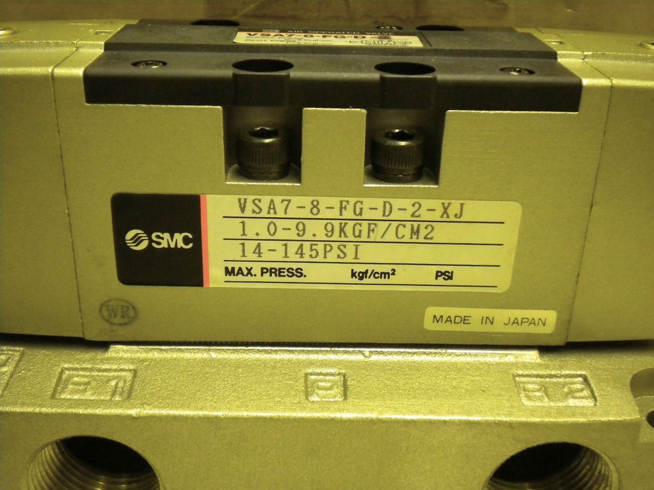 SMC Pilot Valve VSA7-8-FG-D-2 14-145 Psi