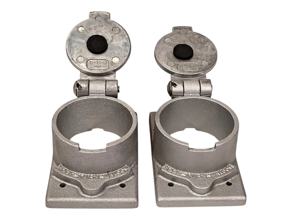 Pass Seymour 7382 Aluminum Industrial Outlet Cover w/ Flip Lid