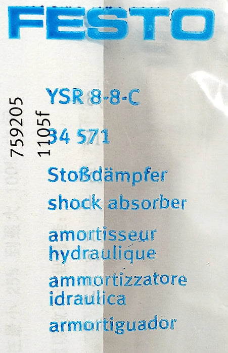Festo YSR-8-8-C 34571 Shock Absorber