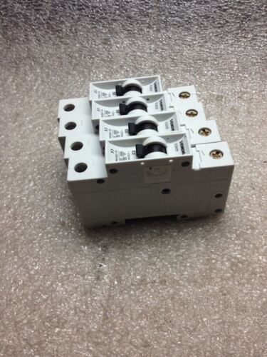 4 Siemens 5SXC6 AND 5SXC2 CIRCUIT BREAKERS