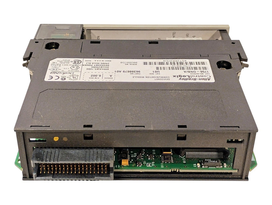 Allen-Bradley 1756-DNB Ser A CAT Rev U01 F/W Rev 6.002 24 VDC Digital PLC Module