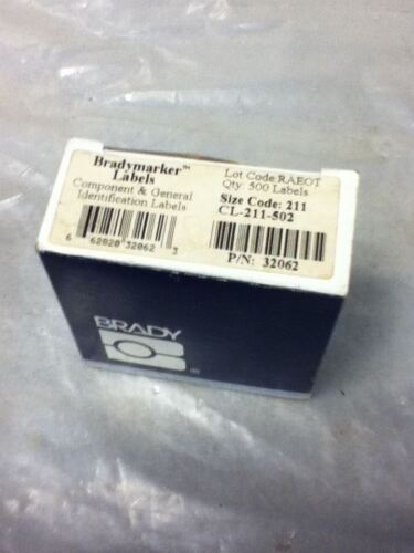 BRADY CL-211-502 Labels Qty. 500