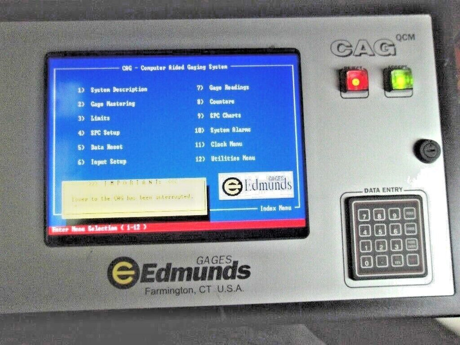 Edmunds CAG-QCM Computer Aided Gaging System