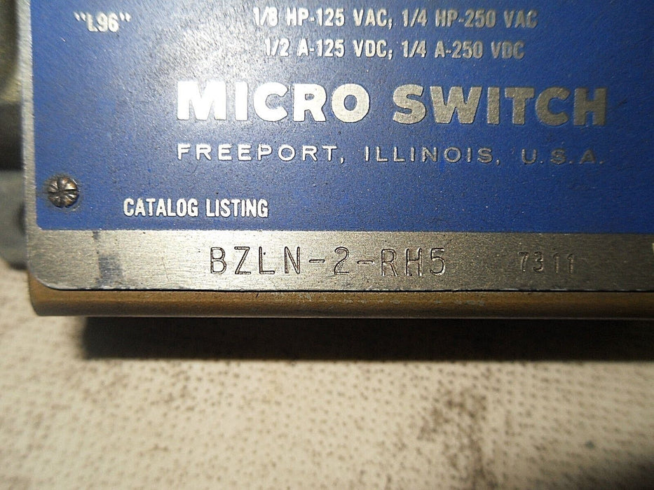 Microswitch BZLN-2-RH5 Limit Switch
