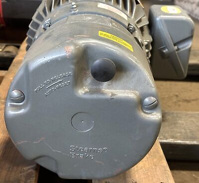 Baldor 230/460 V 3 PH 1140 RPM 7.5 HP 215T Frame TE Motor w/ Stearns Brake