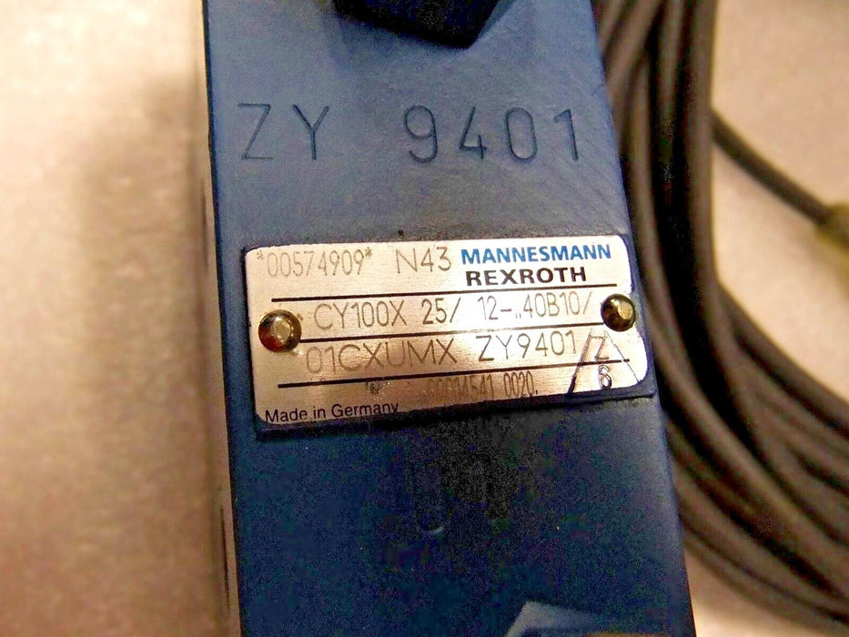 Rexroth Valve R900574809 CY100X 25/12-.40B10/01CXUMX ZY9401