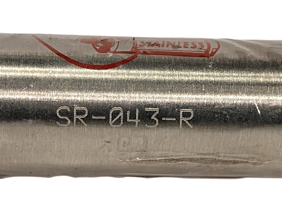 Bimba SR-043-R 250 psi Reverse Single-Acting Air Cylinder w/ 1/8 in NPT Ports