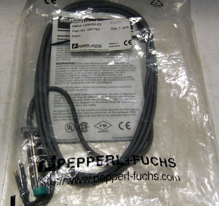 Pepperl NBN4-12GM50-E2 087767 Proximity Sensor