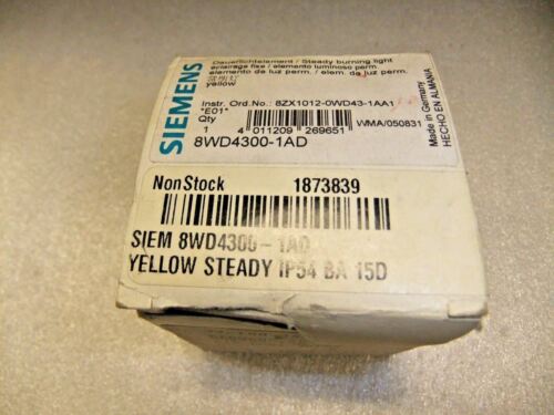 Siemens 8WD4300-1AD Stack Light Yellow Signal
