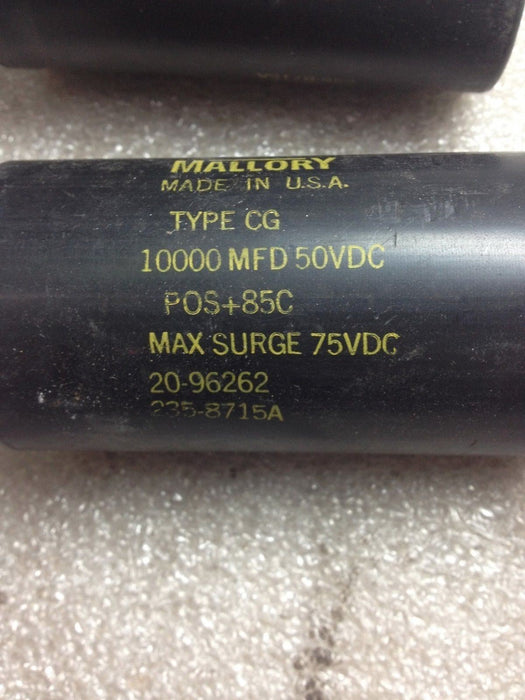 2 Mallory 235-8715 Capacitors