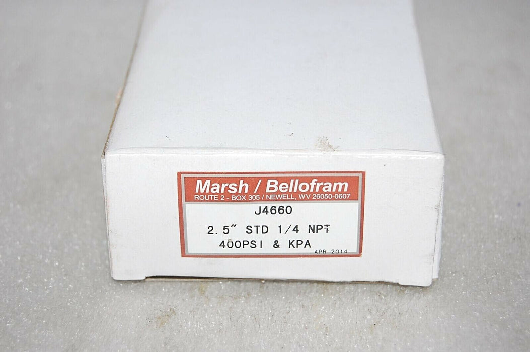 Marsh Bellofram J4660 Pressure Gauge