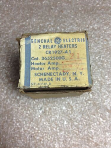 2 GE 3652500G21 Heater Amps