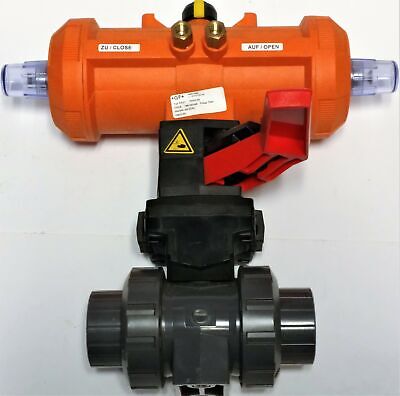 Georg Fischer Signet 198150149 PA21 Pneumatic Actuator Valve w/ Stroke Limiter