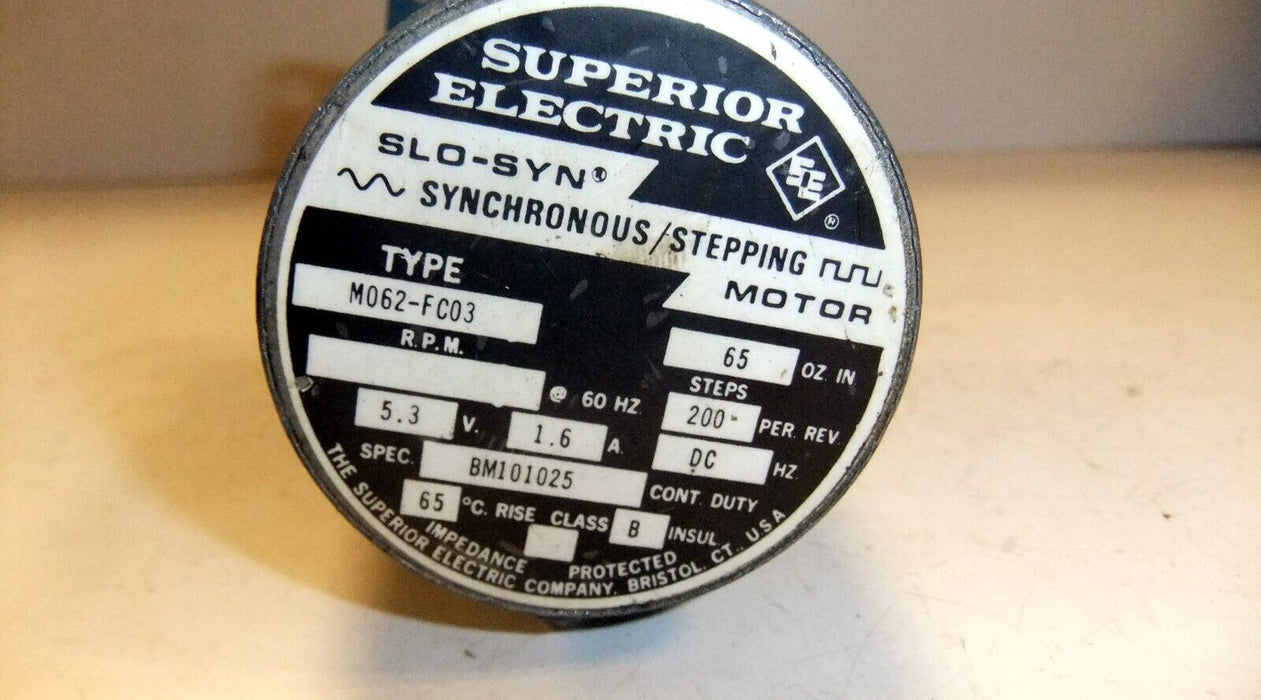 Superior Slo-Syn Motor M062-FC03