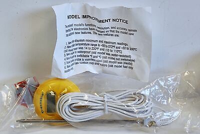 VWR International 61161-283 Traceable Waterproof Thermometer w/ Probe and Cable
