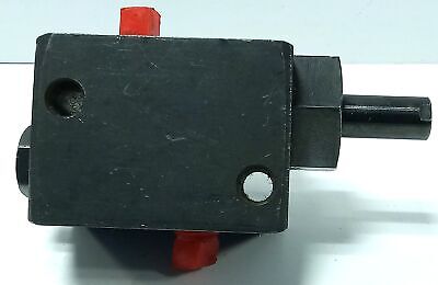Enerpac V2000 B0593C 5000 psi Hydraulic Valve w/ 1/8"-27 NPT Ports