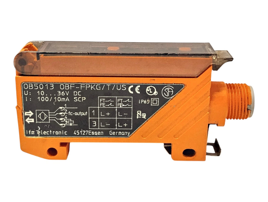 IFM OBF-FPKG/T/US-100 OB5013 10-36 V DC Fiber-Optic Amplifier