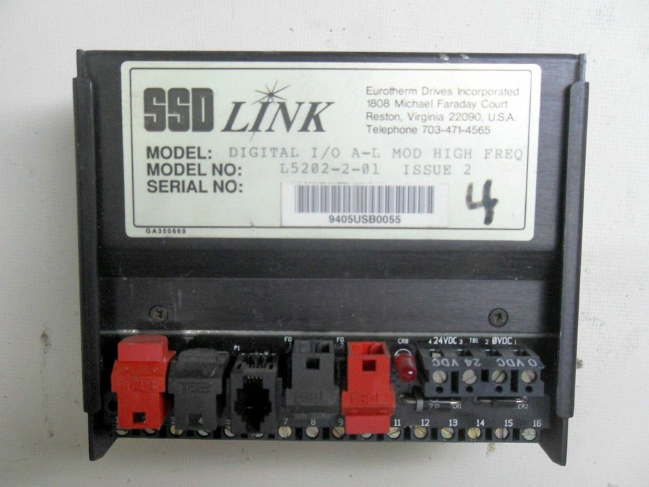 L5202-2-01 Eurotherm Drives Digital I/O A-L Mod High Freq