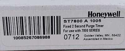 Honeywell ST7800A-1005 Fixed 2 Second Purge Timer