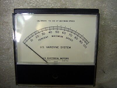 Us Electrical Motors 2450-9024 Percent Speed Meter Varidyne