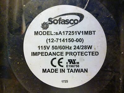 Eaton SA17251V1MBT / 12-714150-00 SofASCO 115V Electronic Component Fan