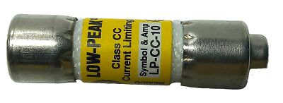 Bussmann LP-CC-10 600 V AC/300 V DC 10 A Current-Limiting Time-Delay Fuse