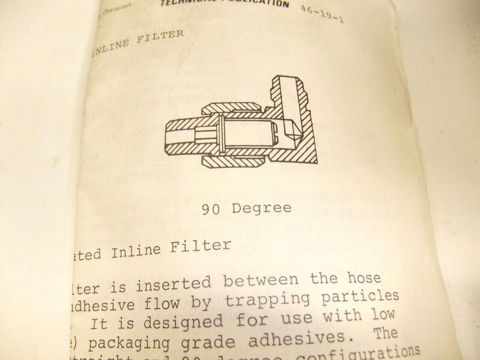 Nordson Non Heated Inline Filter 274290A