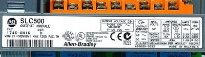 Allen-Bradley 1746-OW16 Series D 250 V AC/125 V DC 16 Point PLC Output Module