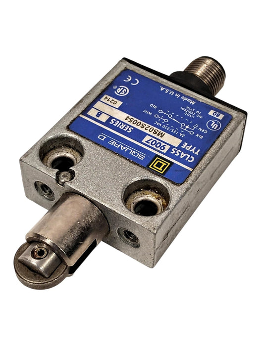 Square D 9007MS02S0054 240VAC/28VDC 10 A Roller Plunger Limit Switch