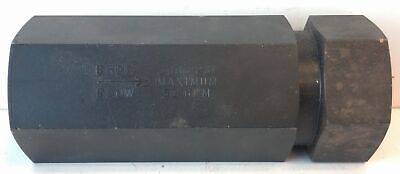 Parker VCL20P05A 1.25" NPSF 3000 PSI 50 GPM Hydraulic Check Valve