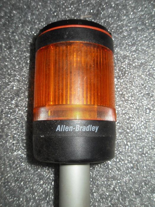 Allen-Bradley 855T-B10DN5 Amber Stack Light W/ 855T-BPM25