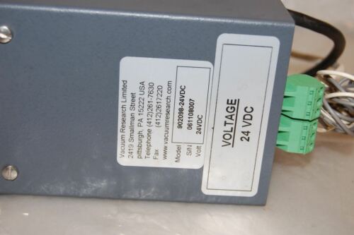Vacuum Research Corp Power Supply 902098-24VDC