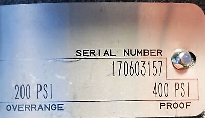 SOR 12L-AA2-N4-C1A Pressure Switch