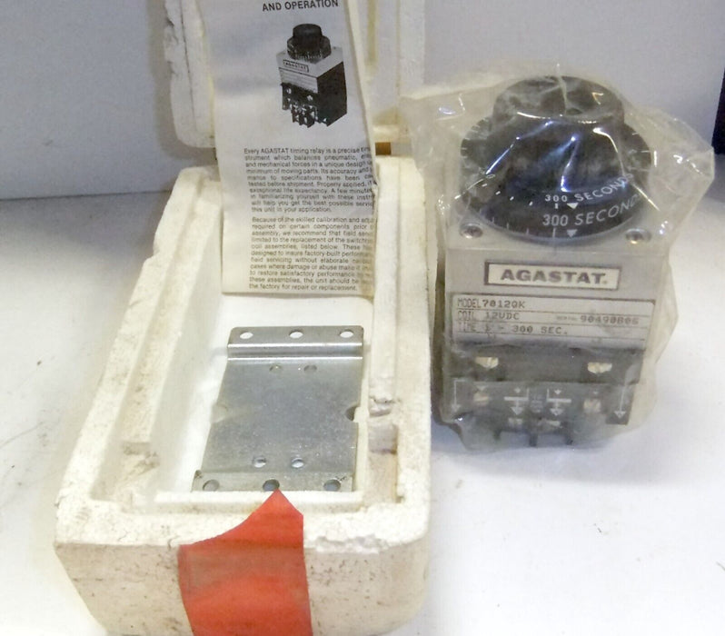 Agastat 7012QK 1-300 SEC 12VDC Timing Relay