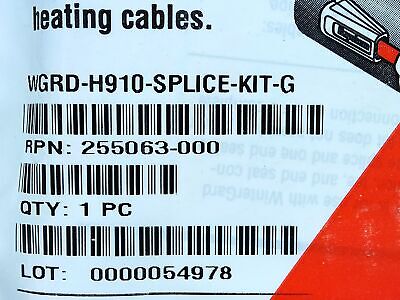 Raychem H910 4DC50 Splice and Tee Kit for WinterGard Wet Heating Cables
