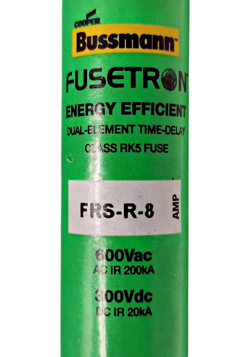 Bussmann FRS-R-8 600VAC/300VDC 8 A Class RK5 Current-Limiting Time-Delay Fuses