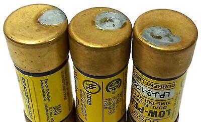 Bussmann LPJ-2-1/2SP 600 V AC/300 V DC 2-1/2 A Current-Limiting Time-Delay Fuse