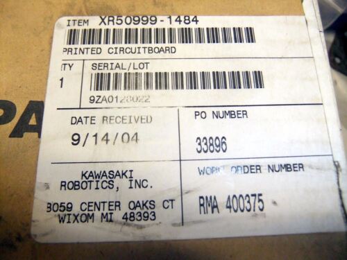 Kawasaki Robotics Board 10999EH02 NIP