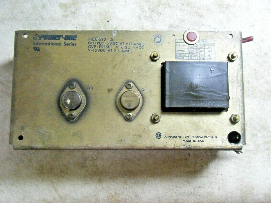 1 POWER-ONE HCC51-2-A POWER SUPPLY