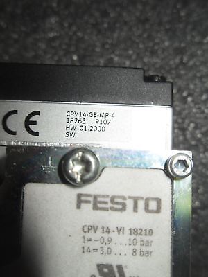 1 Festo 10P-14-4C-MP-R-A-CLLL+USZ MANIFOLD VALVE