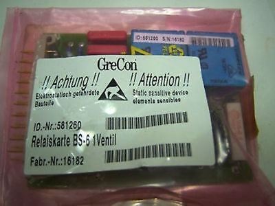 Grecon PC Board Card Relay 581260