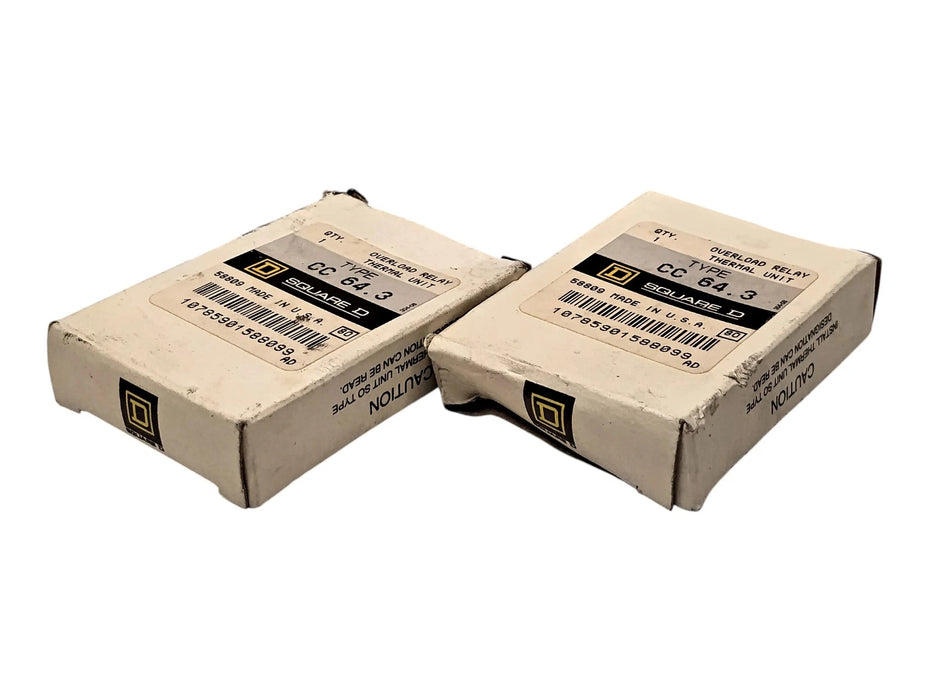 Square D CC64.3 Class 20 Thermal Unit for Overload Relay